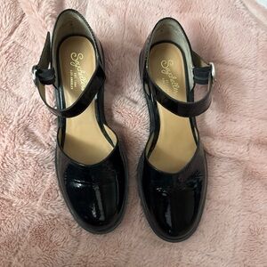 Seychelles Glossy Black Mary Jane’s
